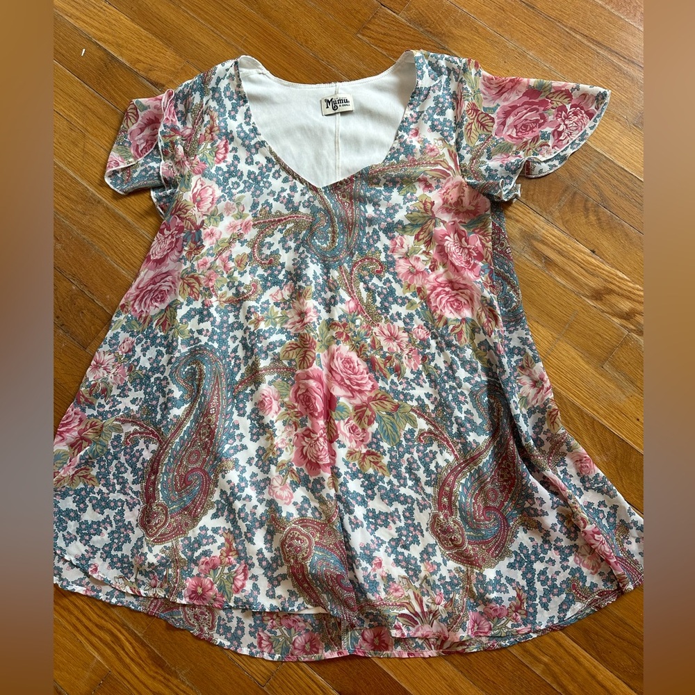 Floral tunic dress